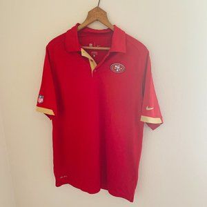 SF 49er Men's Small Nike Dry Fit